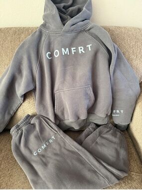 Kids' COMFRT Gray Sweatpants & Joggers Set
